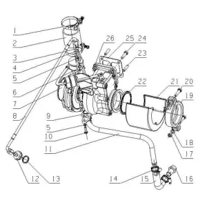 Wholesale Genuine YC6G270-30(G5AQP) Engine Parts - Turbocharger, Injector, Water Pump, Steering Pump Supplier, Factory