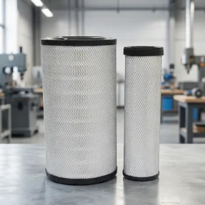 PU2447 Is Suitable for Excavator Accessories Ec210b C D Air Filter Cartridge Air Filter 1110175