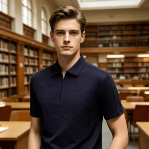 Unisex Business Casual Polo Shirt