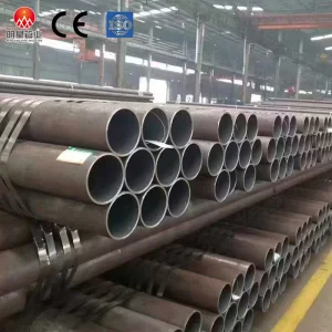 Heavy Wall Pipe Carbon Steel Hollow Tube Large Diameter 16mm Wall Thickness S235 S355 St37 St52 A106 A53 Hot Rolled Black Carbon Steel Welded Pipe