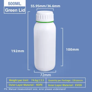 White Plastic Coex Bottle