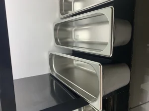 2/4 150MM Stainless Steel European Style Anti-jamming Perforated Gastronorm Container Bulk Supply Food Pan 0.55mm Thick Hotel