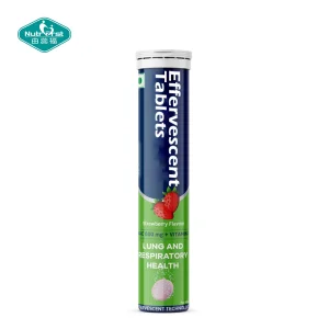 Tableta efervescente herbal vitamínica