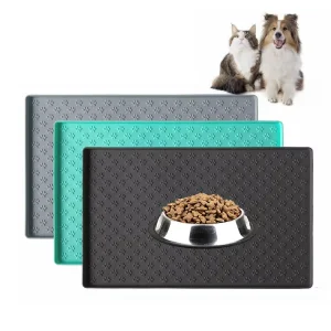 Eco-Life Silicone Pet Food Utensils Silicone Pet Placemat Feeding Anti-Spill Dog Food Pad Large Pads