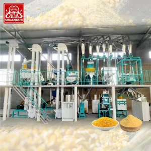 100 Per Day Grain Flour Equipment Plant Maize Flour Grinding Mill Corn Maize Milling Machine for Kenya Cameroon Zimbabwe
