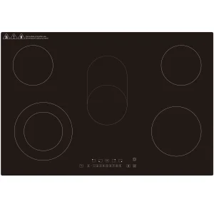 OEM 77cm Stainless Steel Induction Cooktop 5 Burners