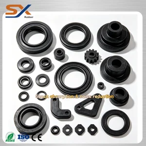 Eco-friendly EPDM UV Resistant 60A Custom Rubber Molded Components for Automotive Exterior Lighting and Body Frame Parts