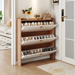 High-quality Multi-layered Wooden Ultra-thin Modern Shoe Cabinet
