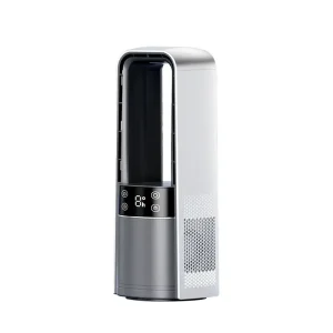 Custom Dual Core Bladeless Fan Desktop 2025 New Turbo High Wind Power Dormitory Office Rechargeable Creative Small Fan Exporters, Product