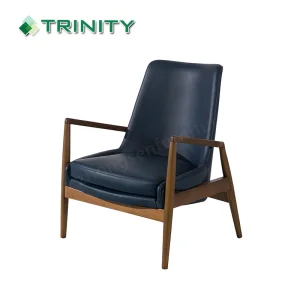 Luxury Wood Leather Chair