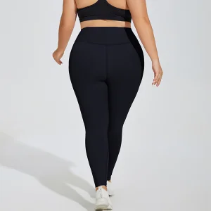 Mujeres Leggings de Gimnasio Fitness de Talla Grande para Yoga, Pantalones Deportivos de Yoga para Mujeres XL-XXXL