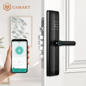Camakt Best Smart Digital Door Lock Automatic Biometric Lock Tuya APP Remote Control RFID IC Fingerprint Door Lock WiFi