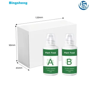 Premium Hydroponic Nutrient Solution by Bingsheng in Eco-Friendly Carton
