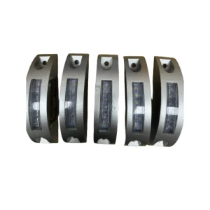 White Aluminum Led Cat Eye Solar Road Stud IP68 Waterproof