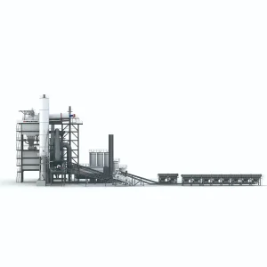 Energy Conservation Continuous Intermittent Integral Type Asphalt Concrete Mixing Plant