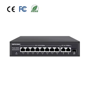 11 Ports PoE Network Switch