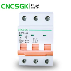 Novo Dz47 Disjuntor MCB C63 1p-4 Polo 6ka DC AC Mini Miniatura