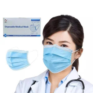 Conjunto de Máscara Cirúrgica e Protetor Facial Não Estéril Confortável