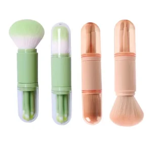 4 in 1 Mini Retractable Kabuki Brush