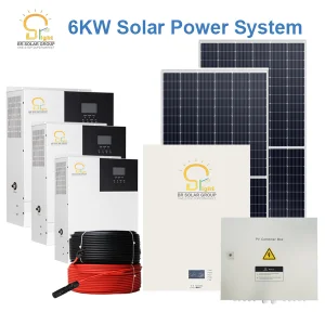 Sistema solar híbrido de paneles fotovoltaicos renovables de energía comercial para hogar fuera de la red