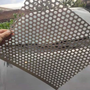 Architectural Decorative Aluminum Perforated Metal Sheet Clover Pattern for Indoor Outdoor Building Facade Cladding