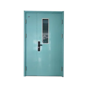 China Galvanized Steel Fire Security Door