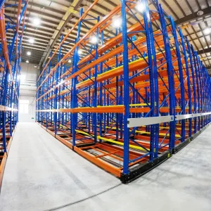 Solución de Almacenamiento de Alta Densidad Estantería Móvil de Paletas Motorizada