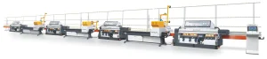 Slm2516 Automatic Efficient I Shape Glass Vertical Edging Production Line