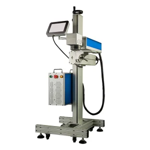Flying CO2 Fiber Laser Marking Machine 20W 30W 50W 100W For Metal And Plastic