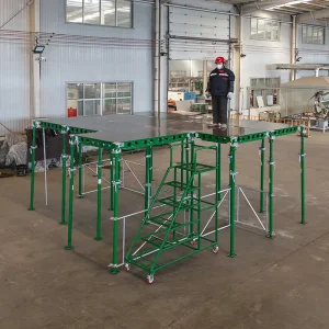 GF Good Quality Concrete Construction Wall and Panel Slab Column Solution-Reusable Metal Steel Frame Modular Precast Shuttering Formwork System