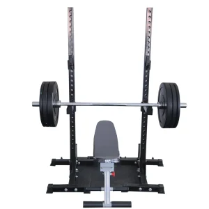 Home Fitness Equipment Half Power Rack Removable Outdoor Multi Functional Adjustable Squat Rack