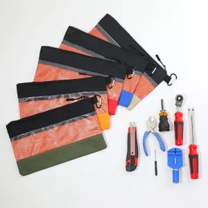 Custom Waterproof Oxford Cloth Tool Storage Pouch Zipper Portable Lightweight Design Multifunctional Organizer for Tool Kits