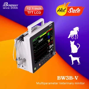 Portable Animal Monitor, Veterinary Medical Device, Multi Parameter for Veterinary Service Clinic, Veterinary Monitoring Machine