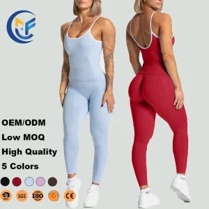 Conjunto de Top de Yoga de Alta Calidad Ajustado de Secado Rápido Sujetador Deportivo Ropa de Fitness para Correr al Aire Libre