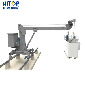 High Rise Glass Cleaning Roof Track Building Maintenance Unit System