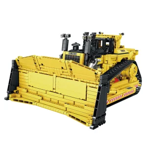 Remode Control Engineering Forklift Vehicle Model Building Block Toy Plastic Building Toys Engineering Construction Toys Gift