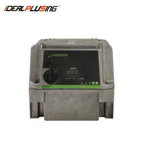 IDEALPLUSING Smart Automatic Fast Charging Battery Charger 24-48VDC 1000W for Forklift Golf Cart AGV Floor Scrubber