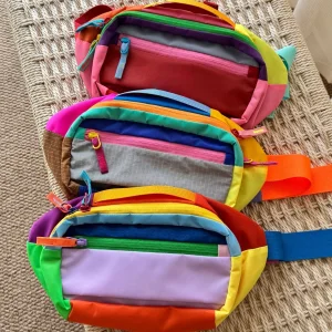 Bolsa de cintura mini de nylon
