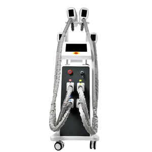 360 Cryo Machine Cryotherapy + Laser Liposuction + 40K Ultrasound + Body/Facial Radiofrequency Adjustable Temperature ABS
