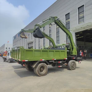 Urban Demolition Specialized Pipeline Laying Agricultural Vehicle Mounted Excavator