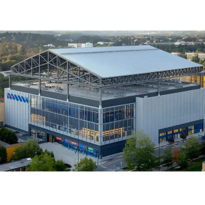 Wind Resist Multi-story Steel Structure Industrial Building with Metal Frame Prefab Workshop &amp; Storage Shed