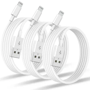 Reinforced Durable iPhone Mfi USB to Lightning Cable Fast Data Sync Charging Wire