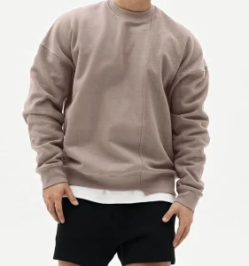 Factory High Quality Blank Oversize Fleece Pullover Sweatshirt