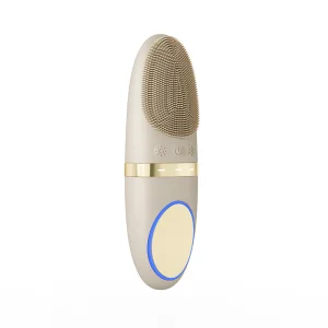 Wireless Sonic Skin Scrubber Deep Cleaning Exfoliating Waterproof Soft Silicone Face Washing Brush with Basic Edition