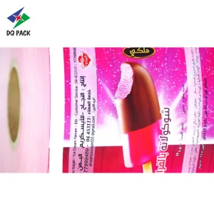 Embalagem Flexível de Filme BOPP para Alimentos, como Sorvete, Pirulito e Batata Frita em Sacos Plásticos Automáticos Personalizados