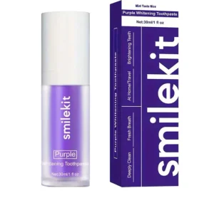 Hot Sale New Arrival Purple Color Corrector Toothpaste