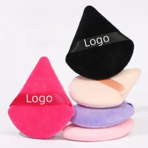 Triangle Cushion Powder Puff Loose Sponge Washable Cotton Puff