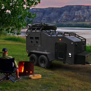2022 New Arrival 4 Person Teardrop Trailer off Road Camping Trailer