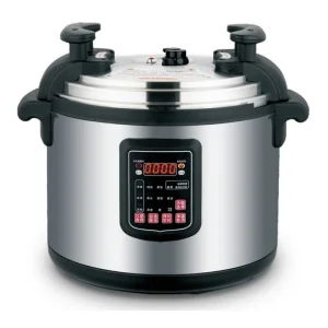 Large Capacity Commercial Electric Pressure Cooker with Non Stick Coating Pot 8 Safety Protections