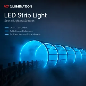 Fita de LED Exterior Brilhante: IP68 À prova d'água para Arquitetura